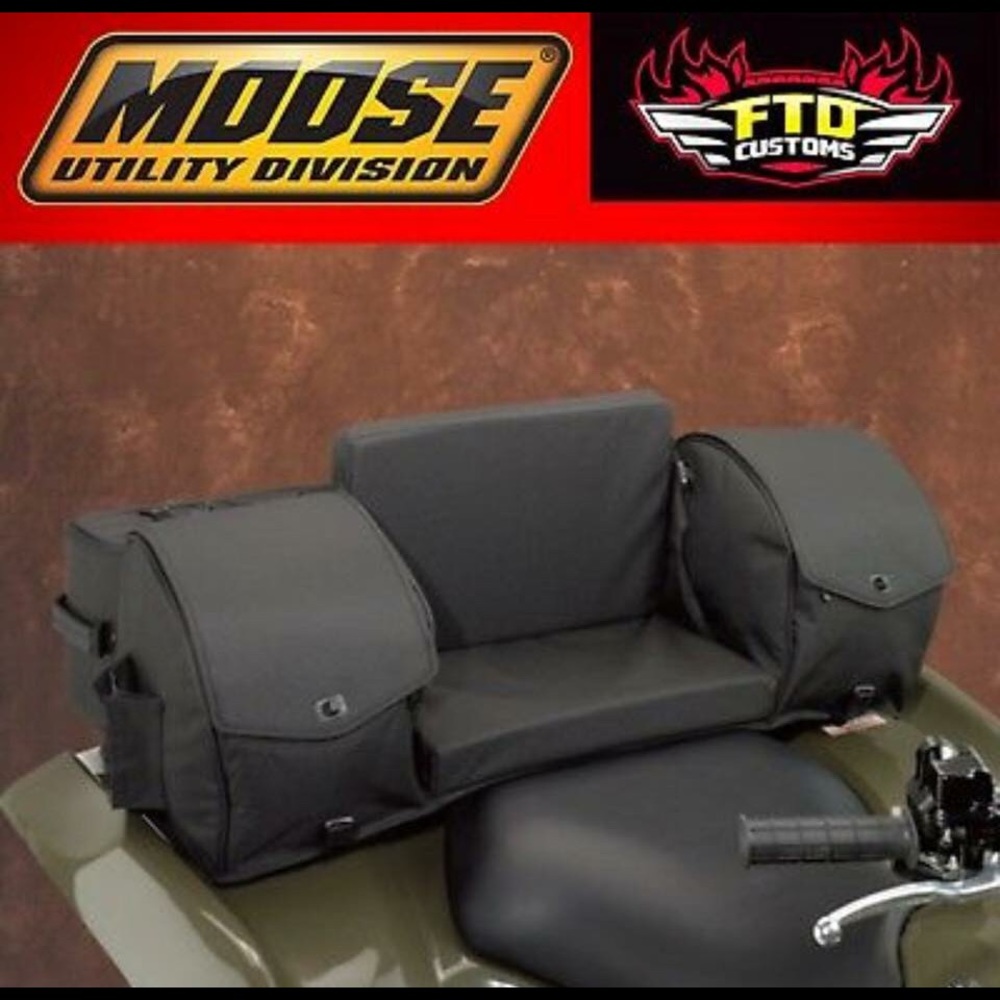 Moose Racing Ridgetop Rear Rack Bag Black